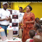 Armah and Lydia Lansanah Foundation Donates to Mother Victoria Thomas Orphanage in New Matadi Estate