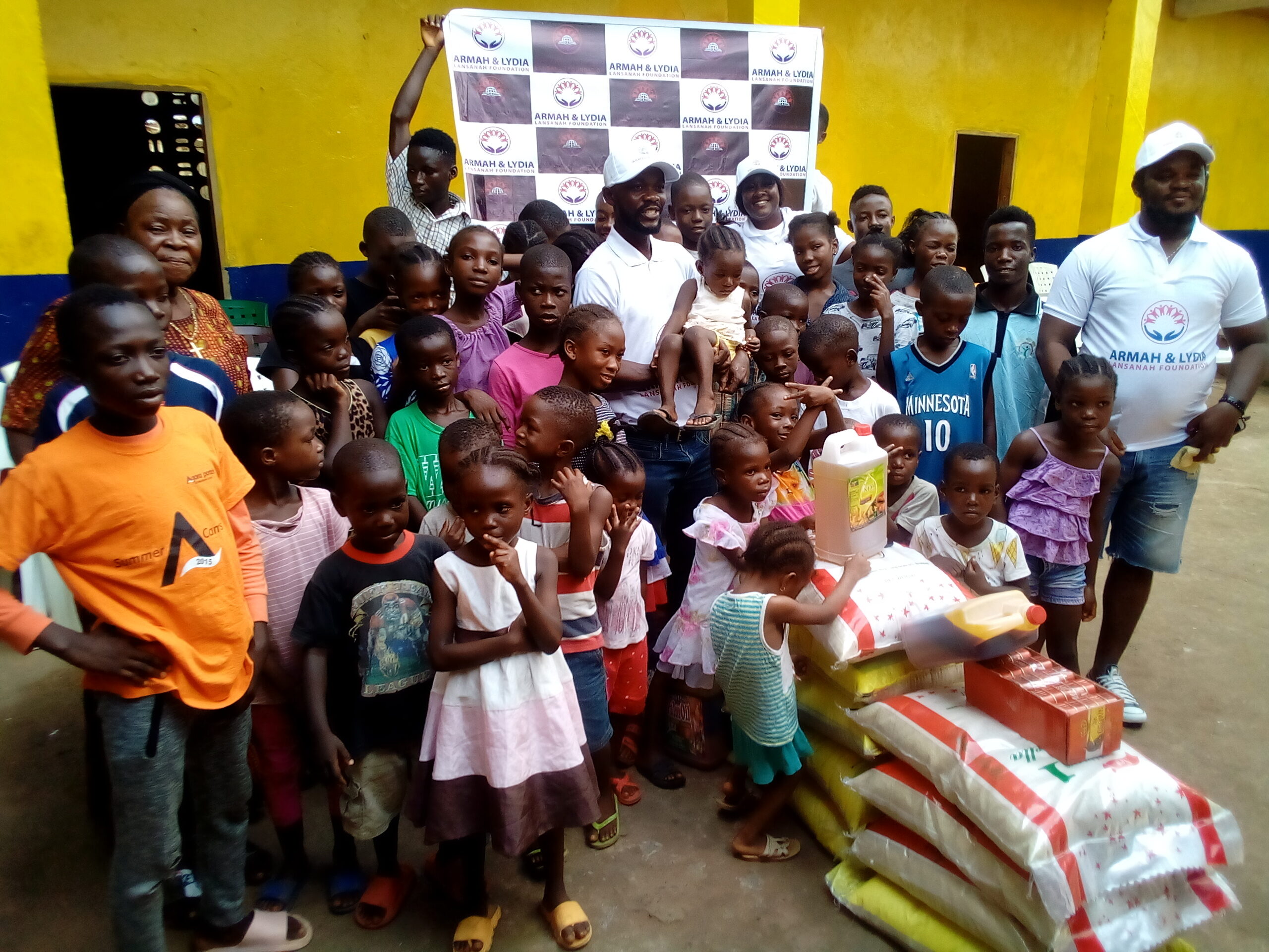 Armah and Lydia Lansanah Foundation put smiles on Mother Victoria Thomas Orphan Home Children