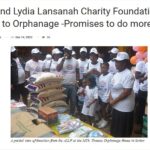 The Analyst News - "Armah and Lydia Lansanah Charity Foundation Donates to Orphanage -Promises to do more"