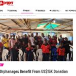 Hot Pepper Liberia - "6 Orphanages Benefit From US$15K Donation"